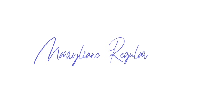 Marryliane  Regular Font Download