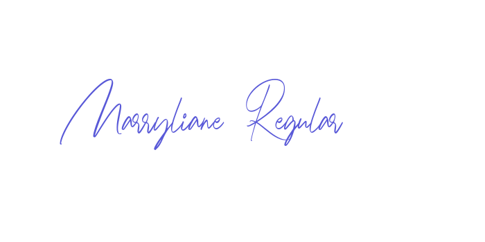 Marryliane  Regular Font