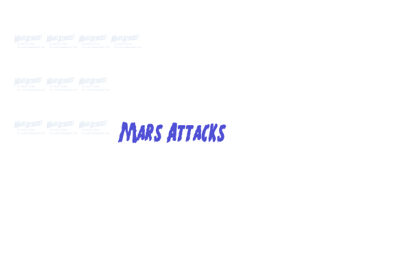 Mars Attacks Font Download