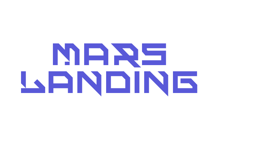 Mars Landing Font