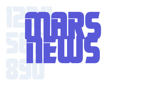 Mars News Font Download