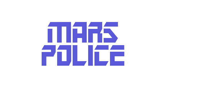 Mars Police Font Download