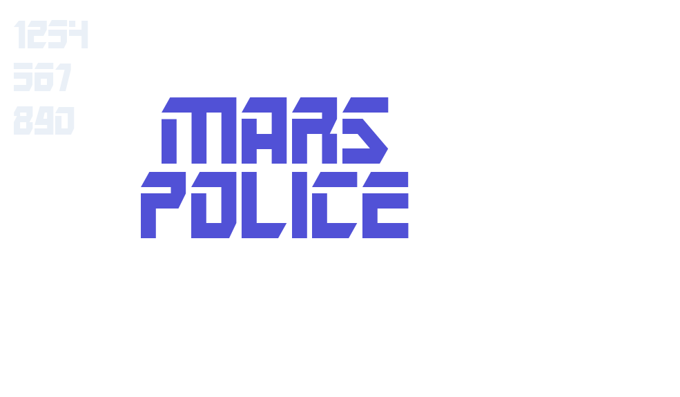 Mars Police-font-download