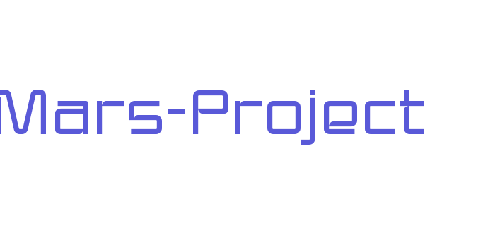 Mars-Project Font Download