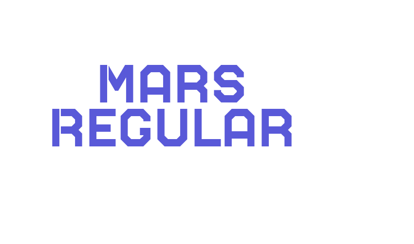 Mars Regular Font Download