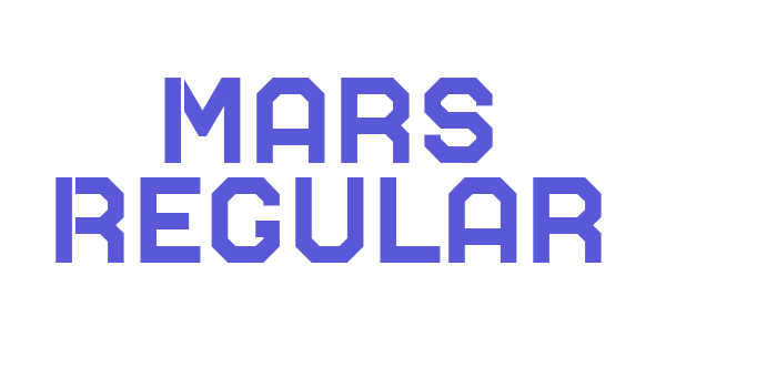 Mars Regular Font