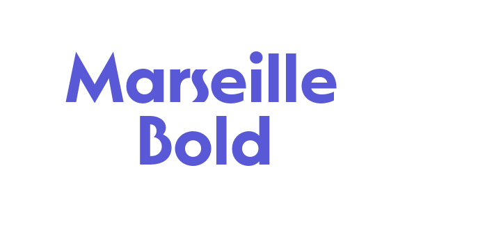 Marseille Bold Font