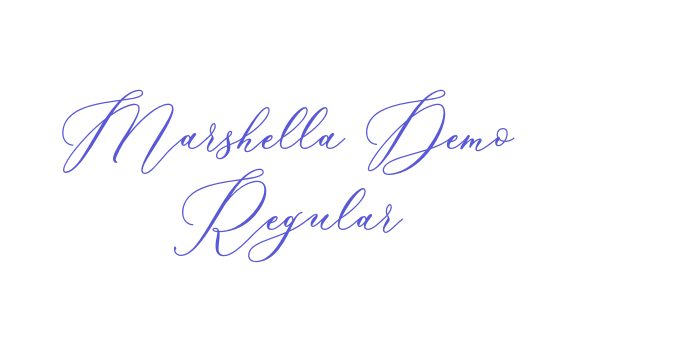 Marshella Demo Regular Font Download