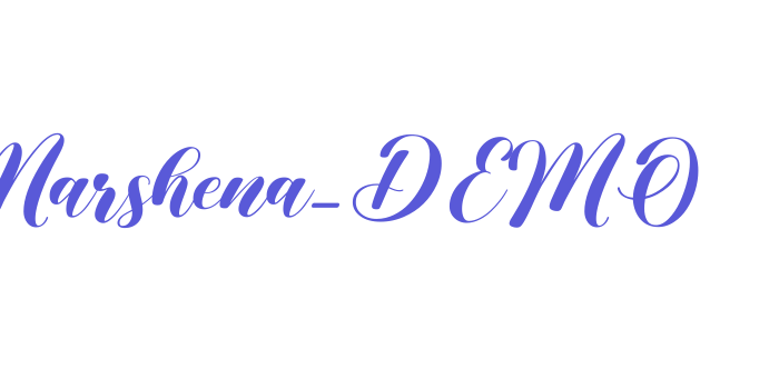 Marshena_DEMO Font Download