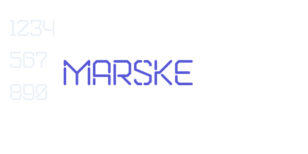 Marske font free