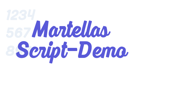 Martellas Script-Demo font