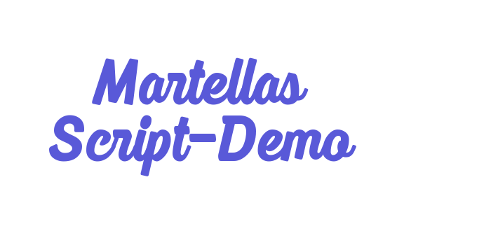 Martellas Script-Demo Font Download