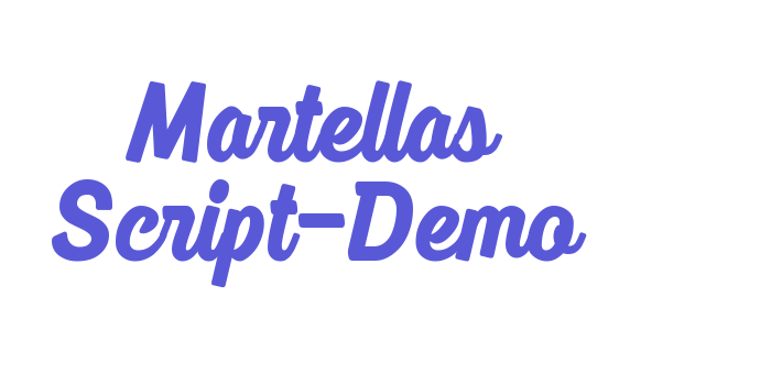 Martellas Script-Demo Font