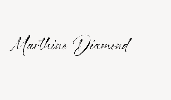 Marthine Diamond Font