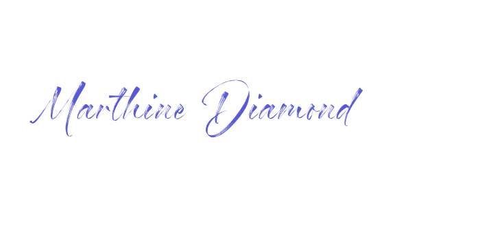 Marthine Diamond Font Download