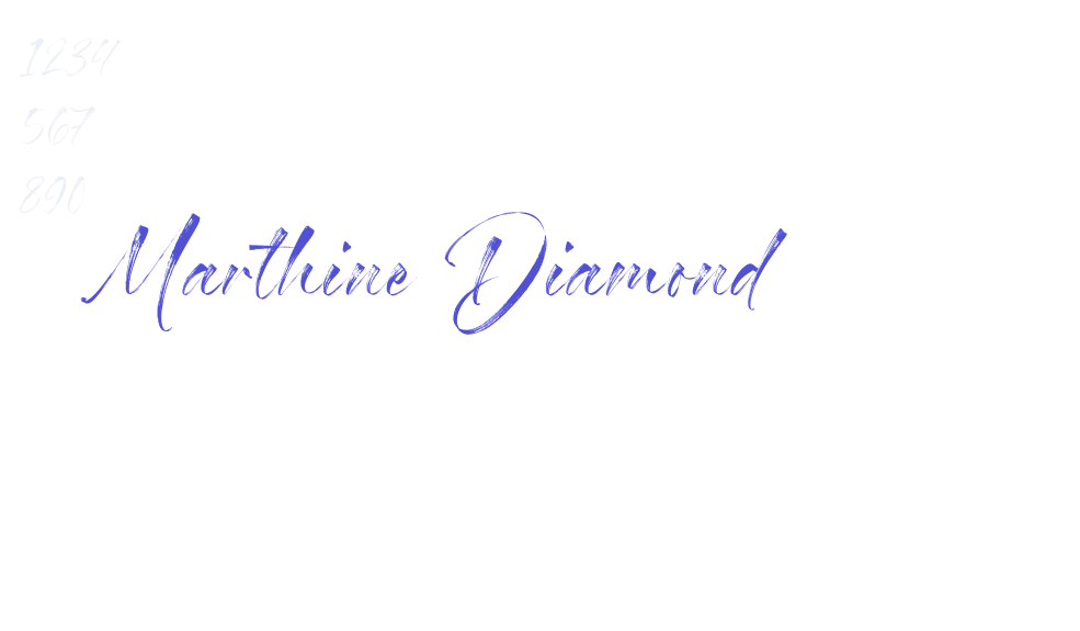 Marthine Diamond-font-download