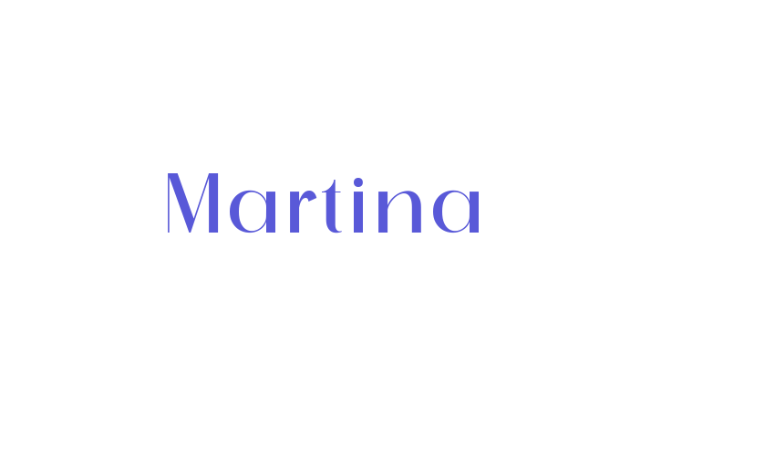 Martina Font Download