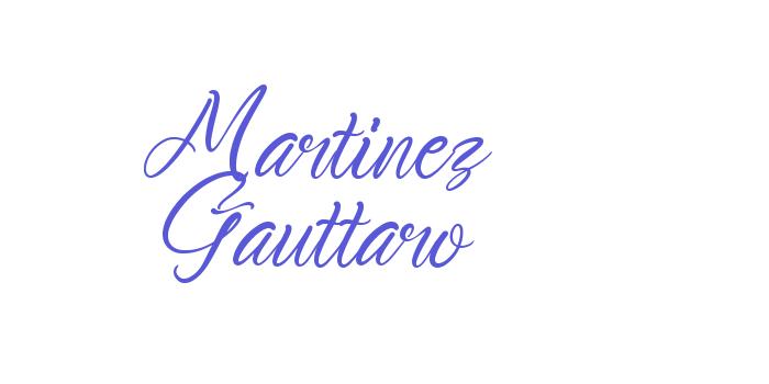 Martinez Gauttaro Font Download