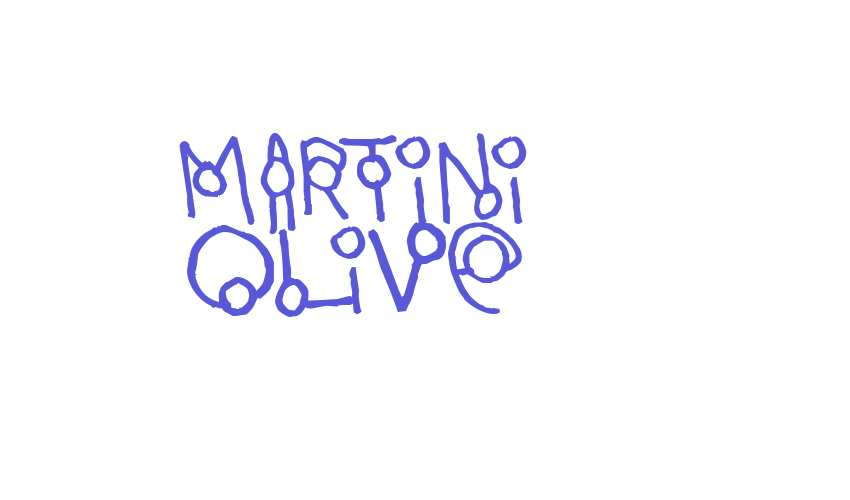 Martini Olive Font