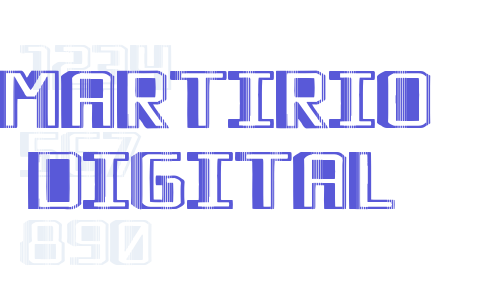 Martirio Digital Font