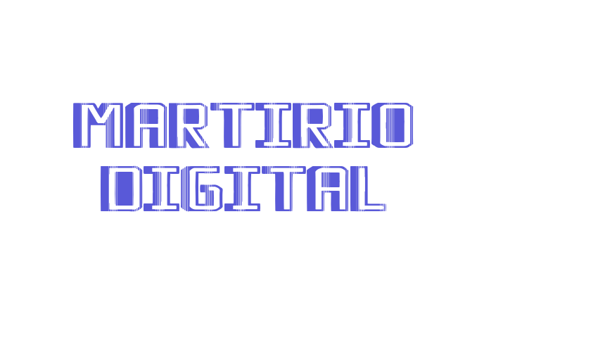 Martirio Digital Font Download