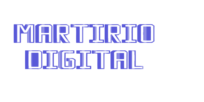 Martirio Digital Font