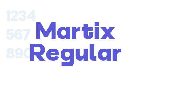 Martix Regular font free