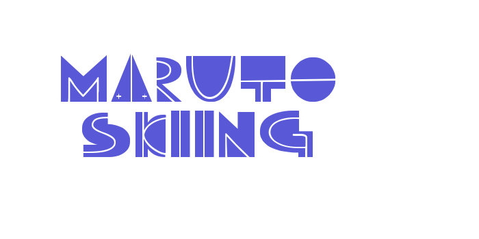 Maruto Skiing Font Download