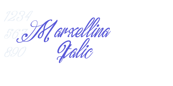 Marxellina Italic font free