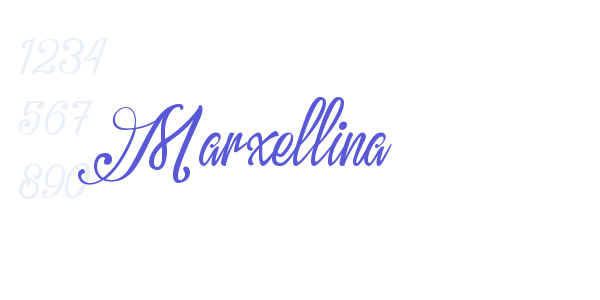 Marxellina font free