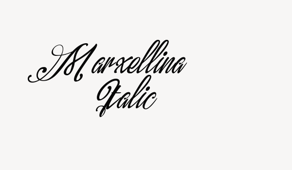 Marxellina Italic Font