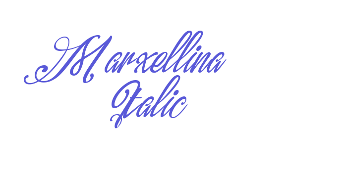 Marxellina Italic Font