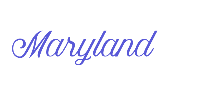 Maryland Font