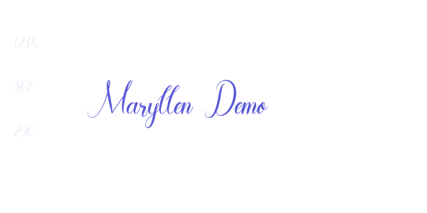 Maryllen Demo font free