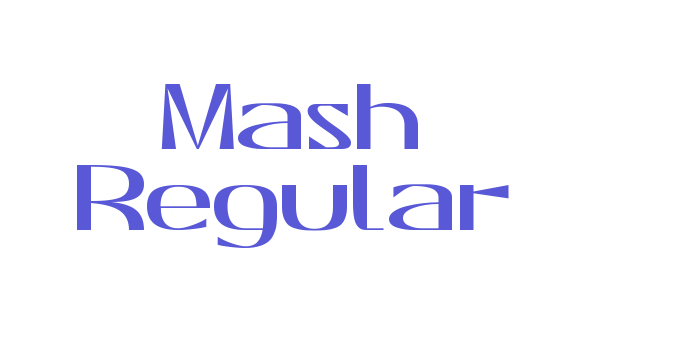 Mash Regular Font Download