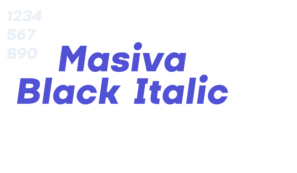 Masiva Black Italic-font-download