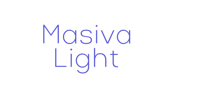 Masiva Light Font Download