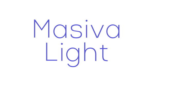 Masiva Light Font