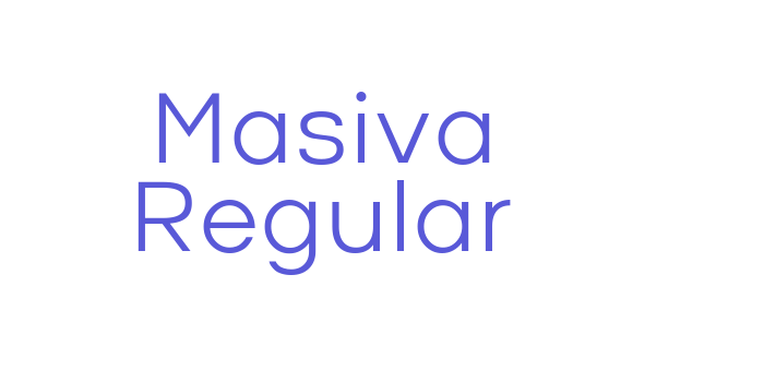 Masiva Regular Font Download