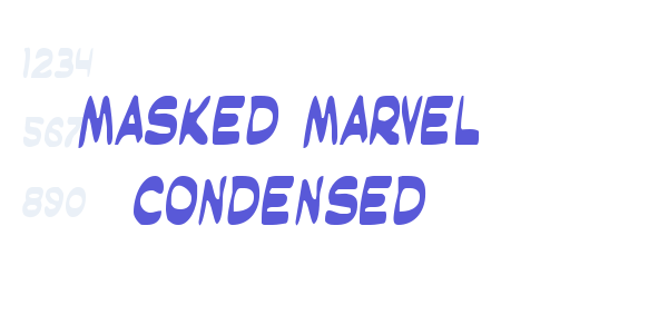 Masked Marvel Condensed font free