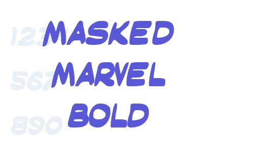 Masked Marvel Bold Font Download