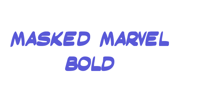 Masked Marvel Bold Font Download