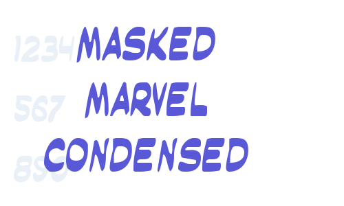 Masked Marvel Condensed Font Download