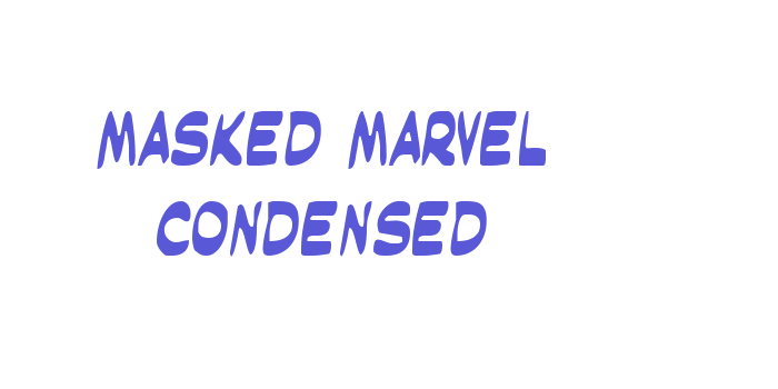 Masked Marvel Condensed Font Download