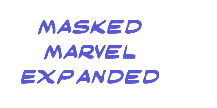 Masked Marvel Expanded Font Download