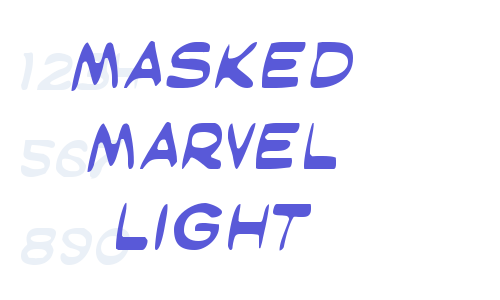 Masked Marvel Light Font Download