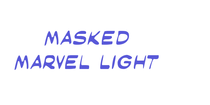 Masked Marvel Light Font Download