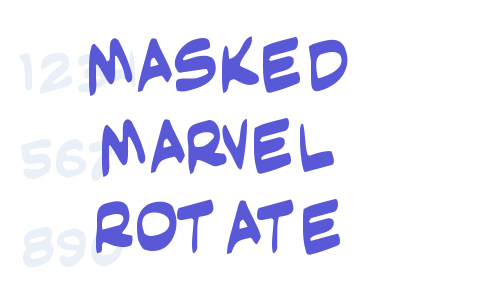 Masked Marvel Rotate Font Download