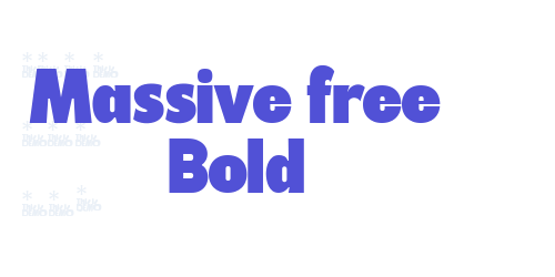 Massive free Bold-font-download