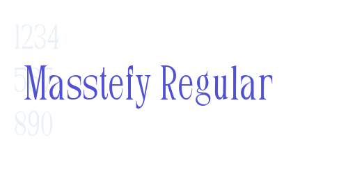 Masstefy Regular-font-download